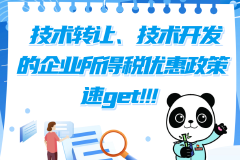 技術(shù)轉(zhuǎn)讓、技術(shù)開發(fā)的企業(yè)所得稅優(yōu)惠政策速覽